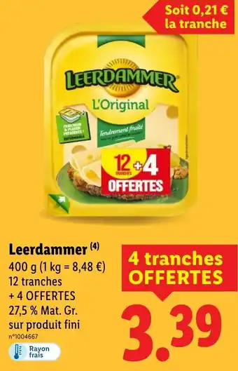 Lidl Leerdammer offre
