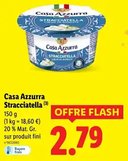 Lidl Casa azzurra stracciatella offre