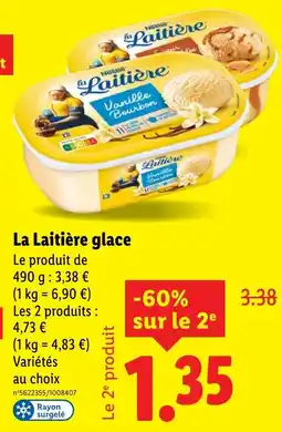 Lidl La laitière glace offre