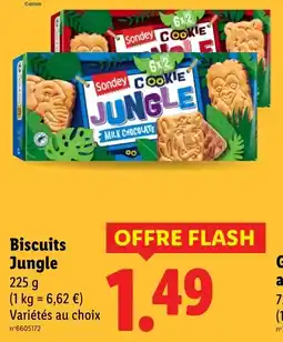 Lidl Biscuits jungle offre