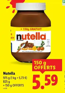 Lidl Nutella offre