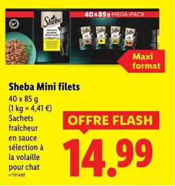 Lidl Sheba mini filets offre