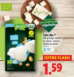 Lidl Tofu bio offre