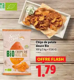 Lidl Chips de patate douce bio offre