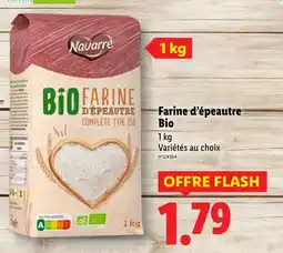 Lidl Farine d'épeautre bio offre