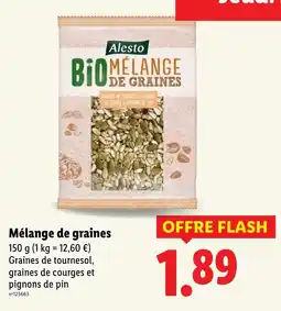 Lidl Mélange de graines offre