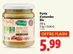 Lidl Purée d'amandes bio offre