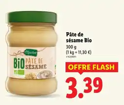 Lidl Pâte de sésame bio offre
