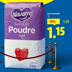 Lidl Sucre en poudre offre