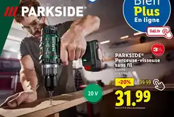 Lidl PARKSIDE Perceuse-visseuse sans fil offre