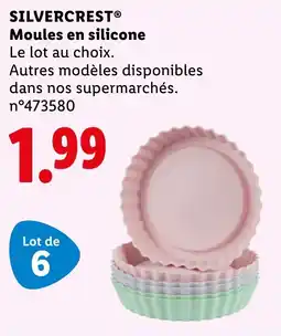 Lidl SILVERCREST Moules en silicone offre
