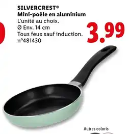 Lidl SILVERCREST Mini-poêle en aluminium offre