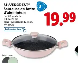 Lidl SILVERCRESTⓇ Sauteuse en fonte d'aluminium Sauteuse en fonte d'aluminium offre