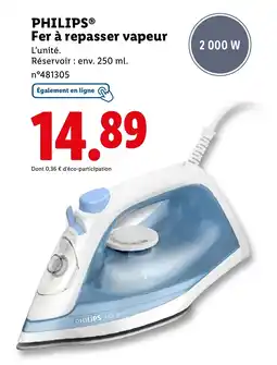 Lidl PHILIPSⓇ Fer à repasser vapeur offre