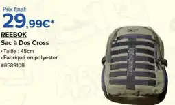 Costco REEBOK Sac à Dos Cross offre