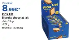 Costco PICK UP Biscuits chocolat lait offre
