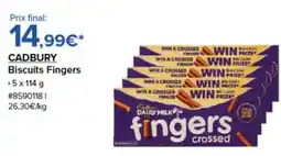 Costco CADBURY Biscuits Fingers offre