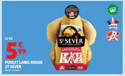 Auchan Supermarché ST SEVER Poulet label rouge offre