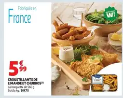 Auchan Supermarché Croustillants de limande et churros offre