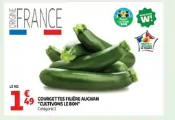 Auchan Supermarché Courgettes filière auchan offre
