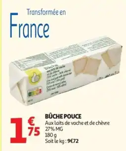 Auchan Supermarché Bûche pouce offre