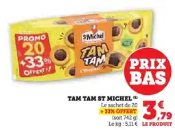 Super U ST MICHEL Tam tam offre