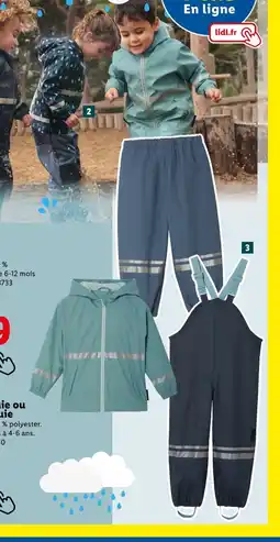 Lidl LUPILU Pantalon de pluie ou Salopette de pluie offre