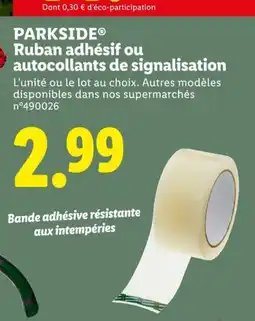 Lidl PARKSIDE Ruban adhésif ou autocollants de signalisation offre