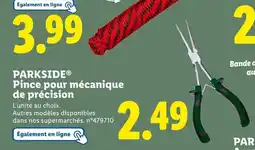Lidl PARKSIDE Pince pour mécanique de précision offre