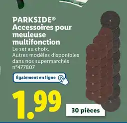 Lidl PARKSIDE Accessoires pour meuleuse multifonction offre
