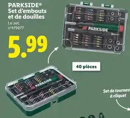 Lidl PARKSIDE Set d'embouts et de douilles offre