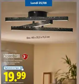 Lidl LIVARNO home Plafonnier à LED offre