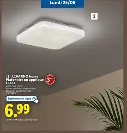 Lidl LIVARNO home Plafonnier ou applique à LED offre