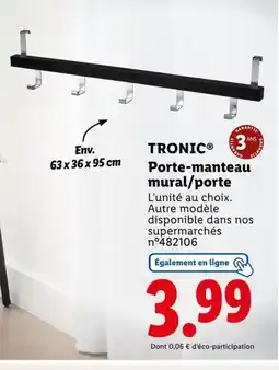 Lidl TRONIC Porte-manteau mural/porte offre