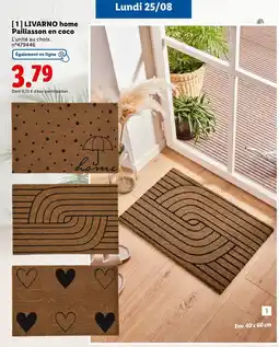 Lidl LIVARNO home Paillasson en coco offre