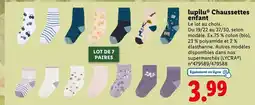 Lidl LUPILU Chaussettes enfant offre
