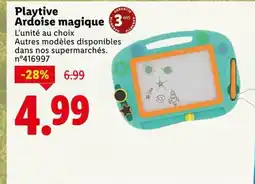 Lidl PLAYTIVE Ardoise magique offre