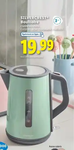 Lidl SILVERCREST Bouilloire offre