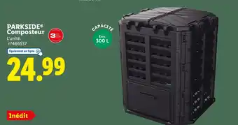 Lidl Parkside composteur offre