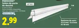 Lidl Parkside joints de porte de douche offre