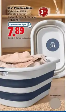 Lidl W5 Panière à linge offre