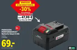 Lidl Parkside performance batterie smart 8 ah offre