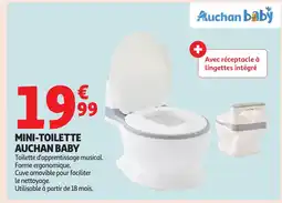 Auchan AUCHAN BABY Mini-toilette offre