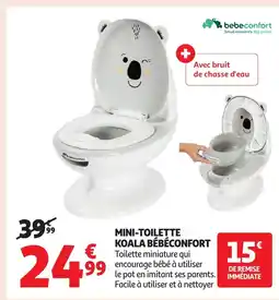 Auchan BÉBÉCONFORT Mini-toilette koala offre