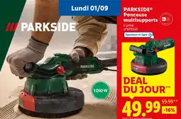 Lidl Parkside ponceuse multisupports offre
