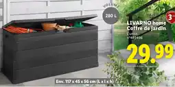 Lidl Livarno home coffre de jardin offre