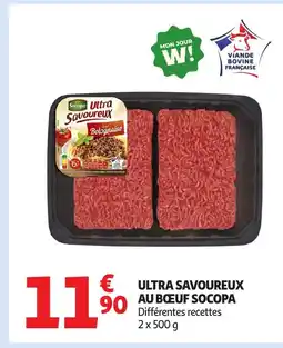 Auchan SOCOPA Ultra savoureux au boeuf offre