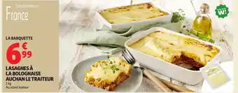 Auchan Lasagnes à la bolognaise auchan le traiteur offre