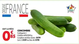 Auchan Concombre offre