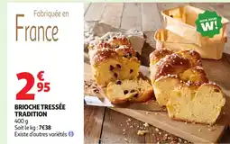 Auchan Brioche tressée tradition offre